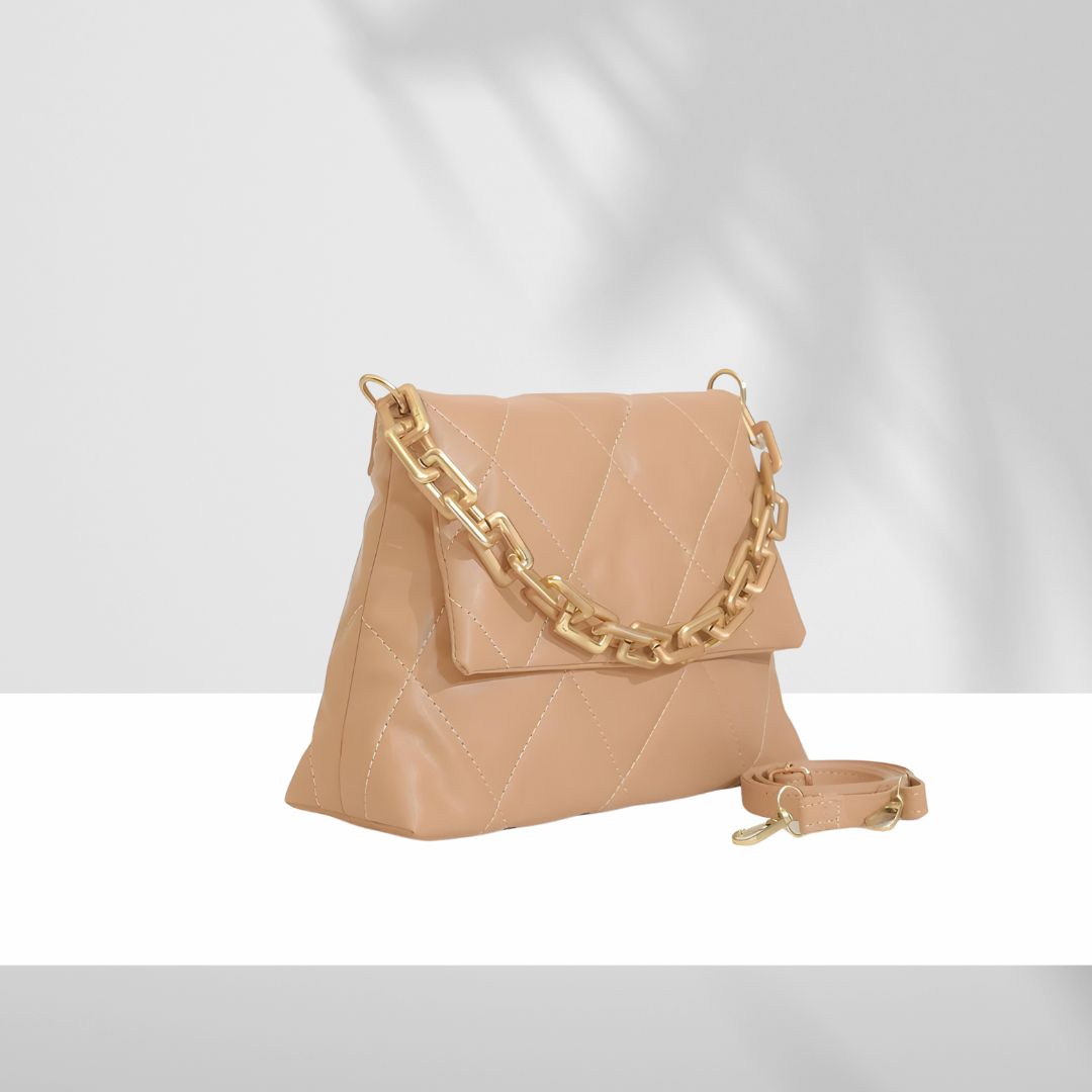 Fluffy Quilted Shoulder Bag – Stylish Purse