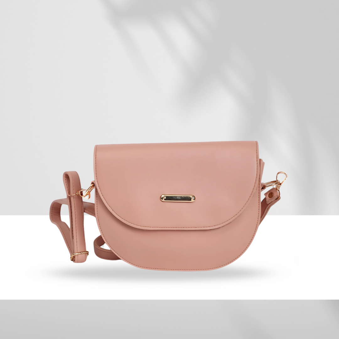 Trendy pink sling bag for girls