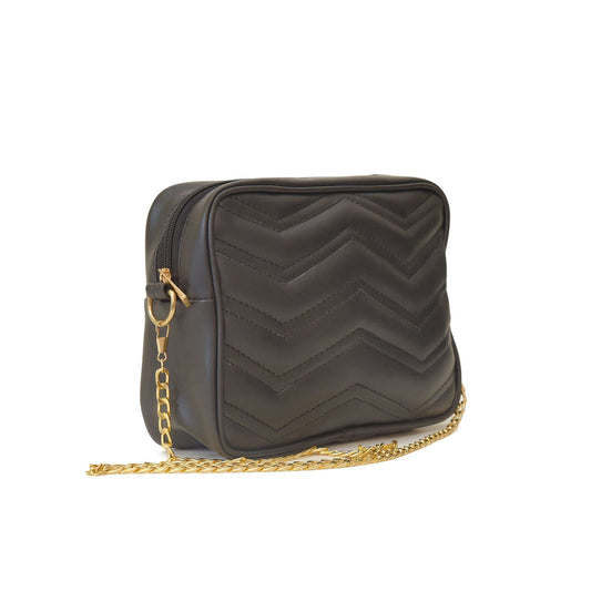 Aura Black Crossbody Bag