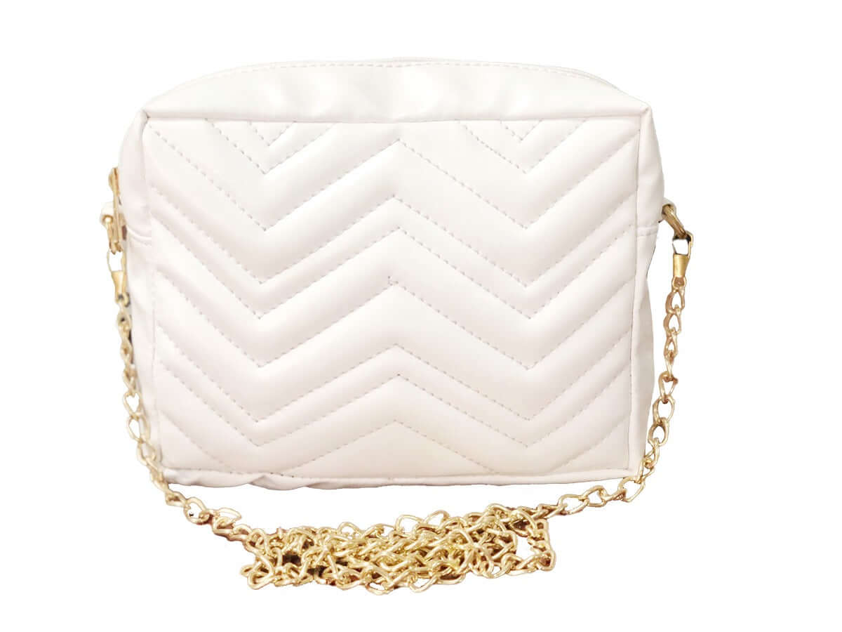 Trendy quilted sling bag for women