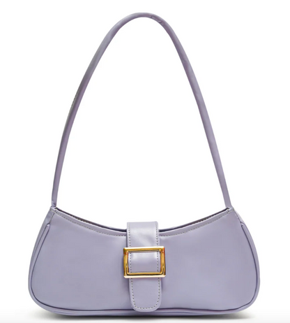 Chic lavender shoulder handbag