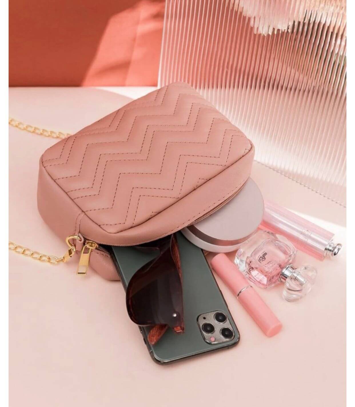 pink bag for ladies
