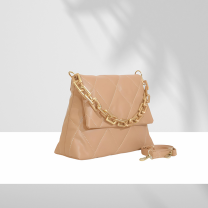 Fluffy Quilted Shoulder Bag – Stylish Purse