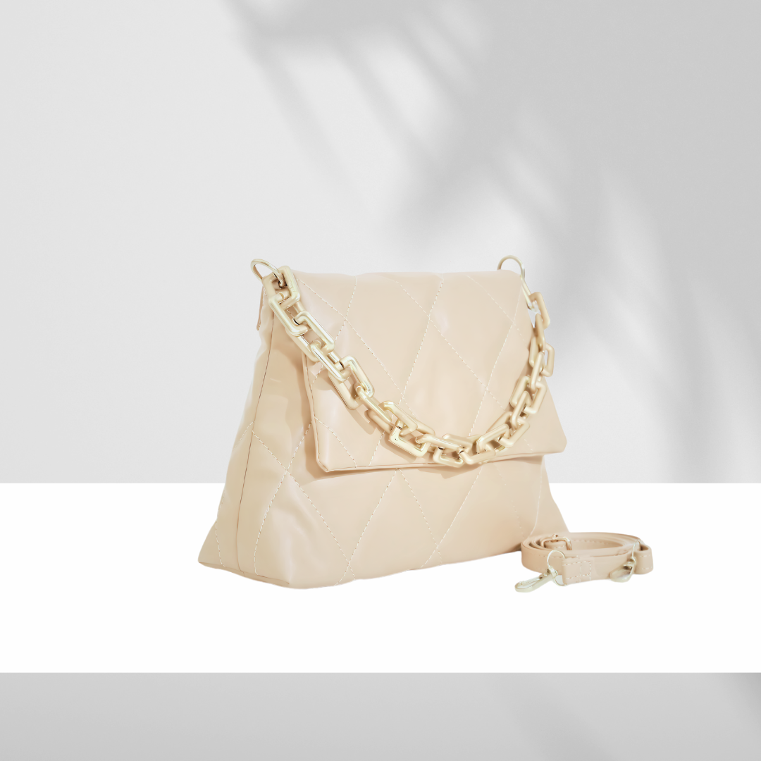Fluffy Quilted Shoulder Bag – Stylish Purse