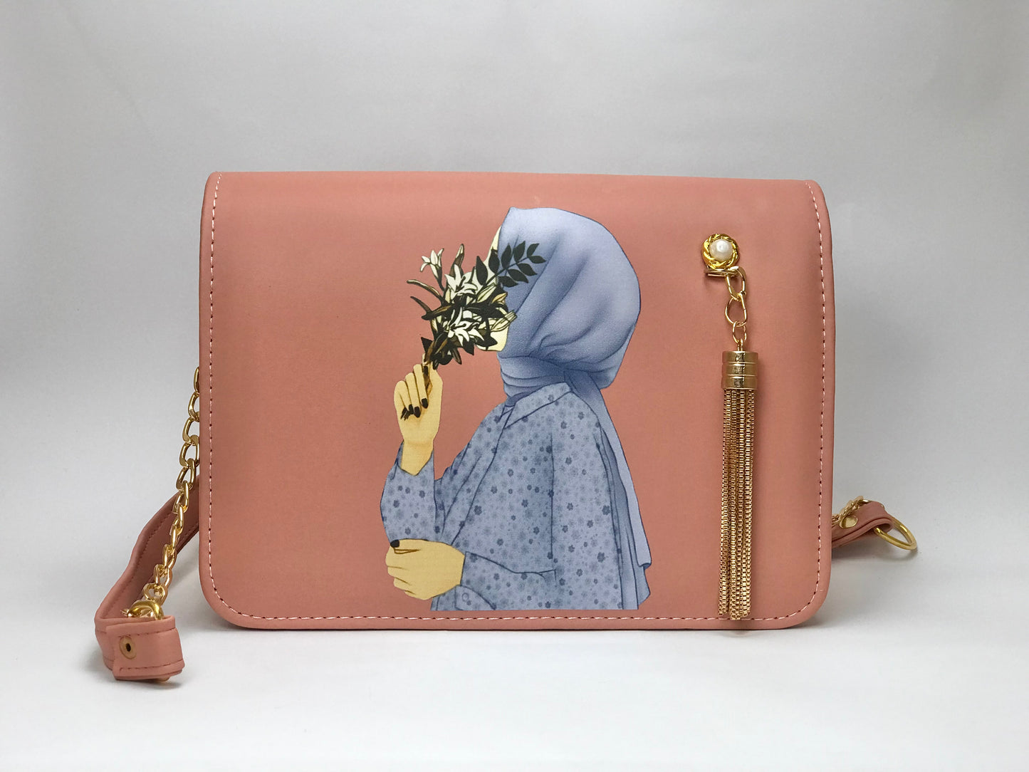 Hijab Bloom Luxe Bag Light Pink