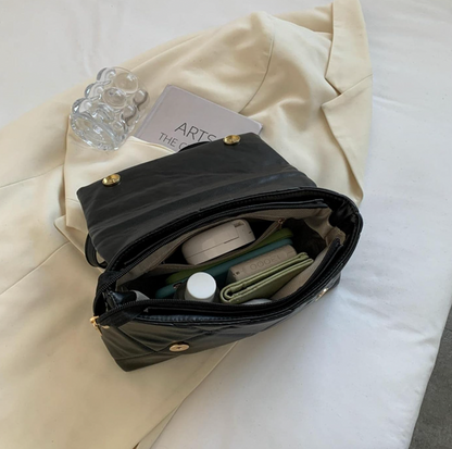 Fluffy Quilted Shoulder Bag – Stylish Purse