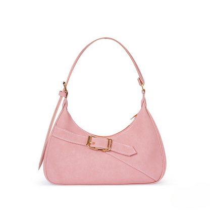 Fashionable pink shoulder bag
